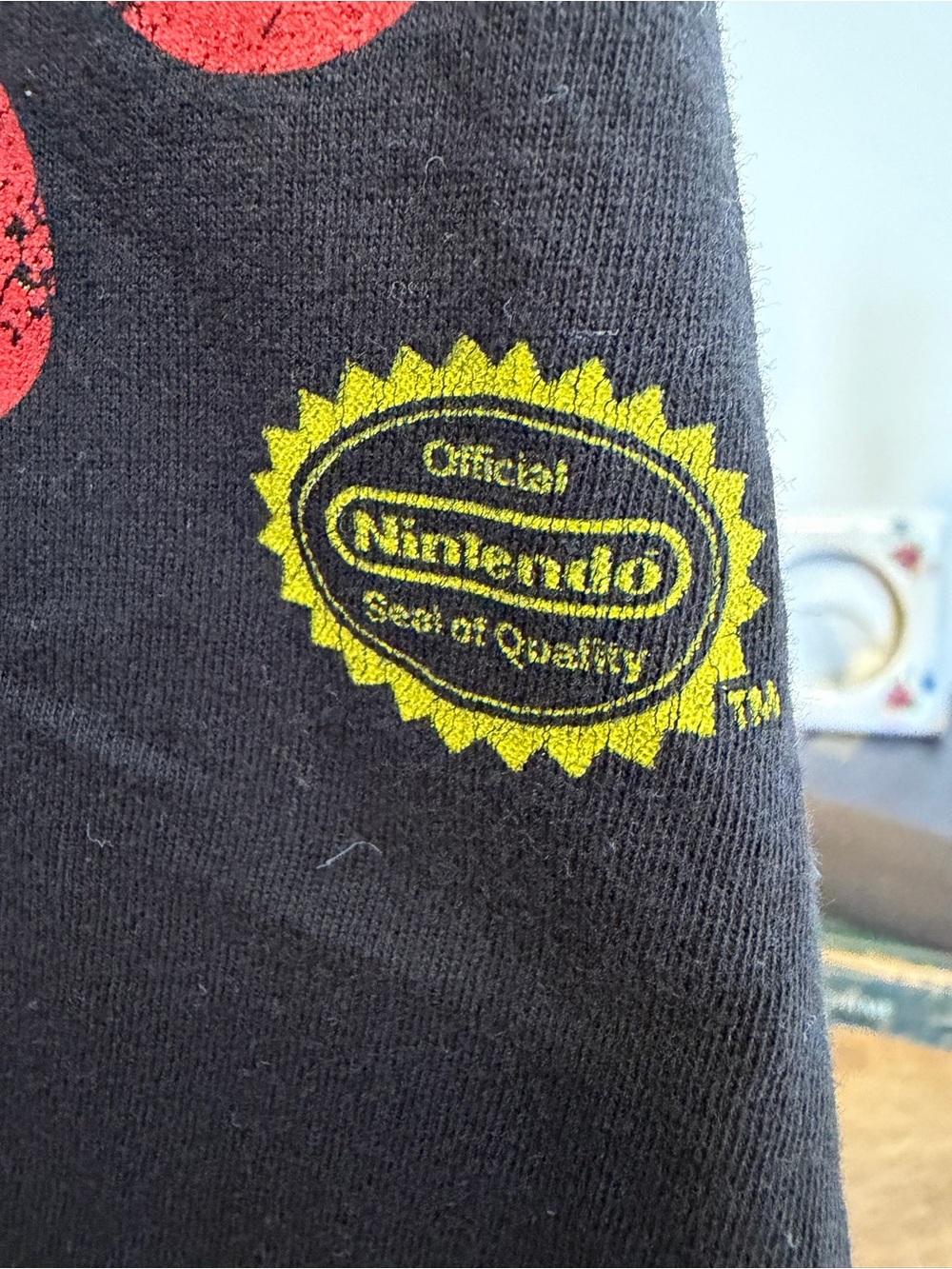 Nintendo Super Mario The Original Since 1981 Graphic Tee Black Rock Me - Picture 3 of 6